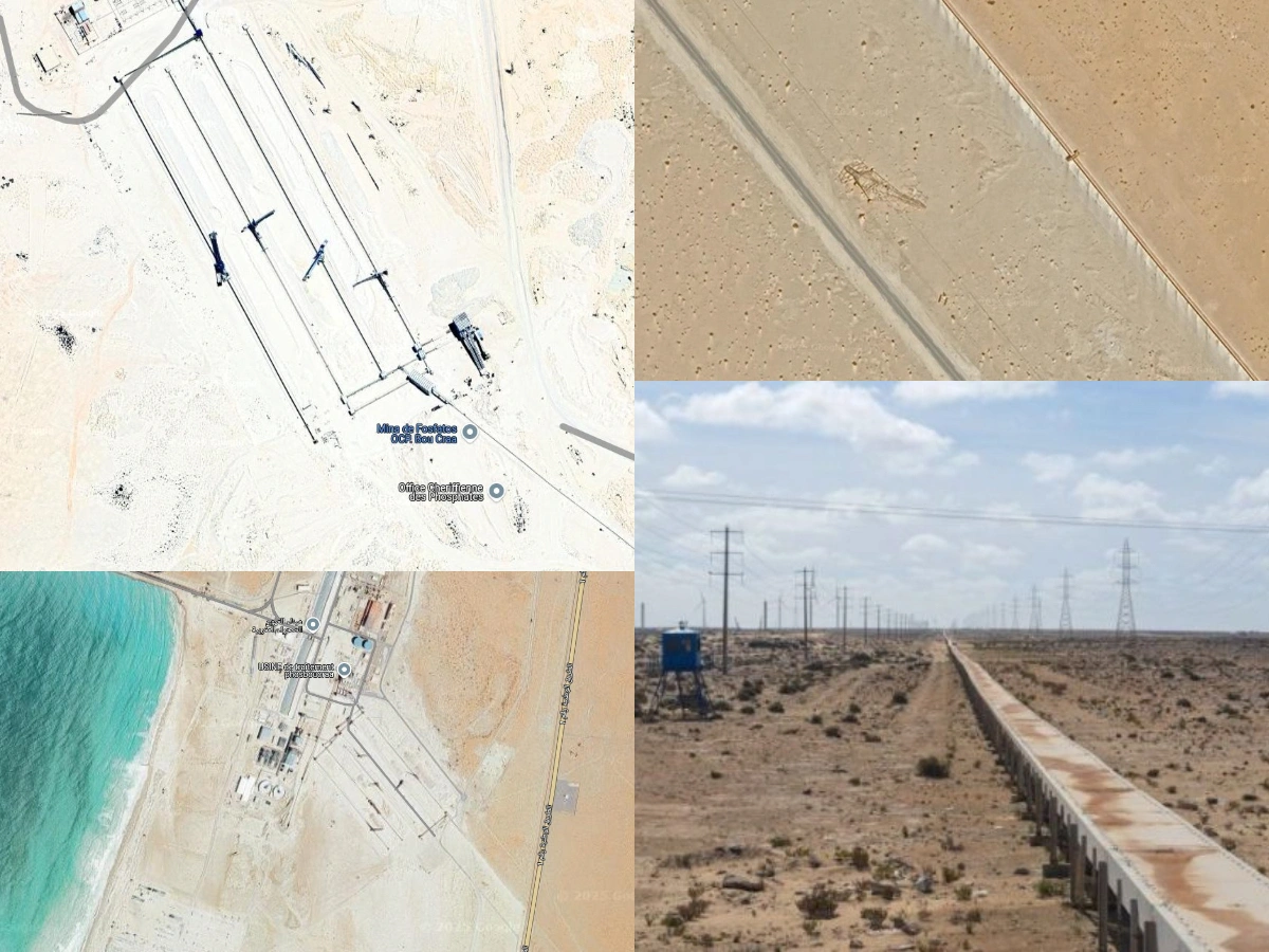 Phosphate’s belt in Bou Craa